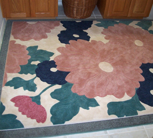 Inlayed Bathroom Rug